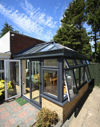 Conservatories Bournemouth - Conservatory at Showsite Apple Home Improvements