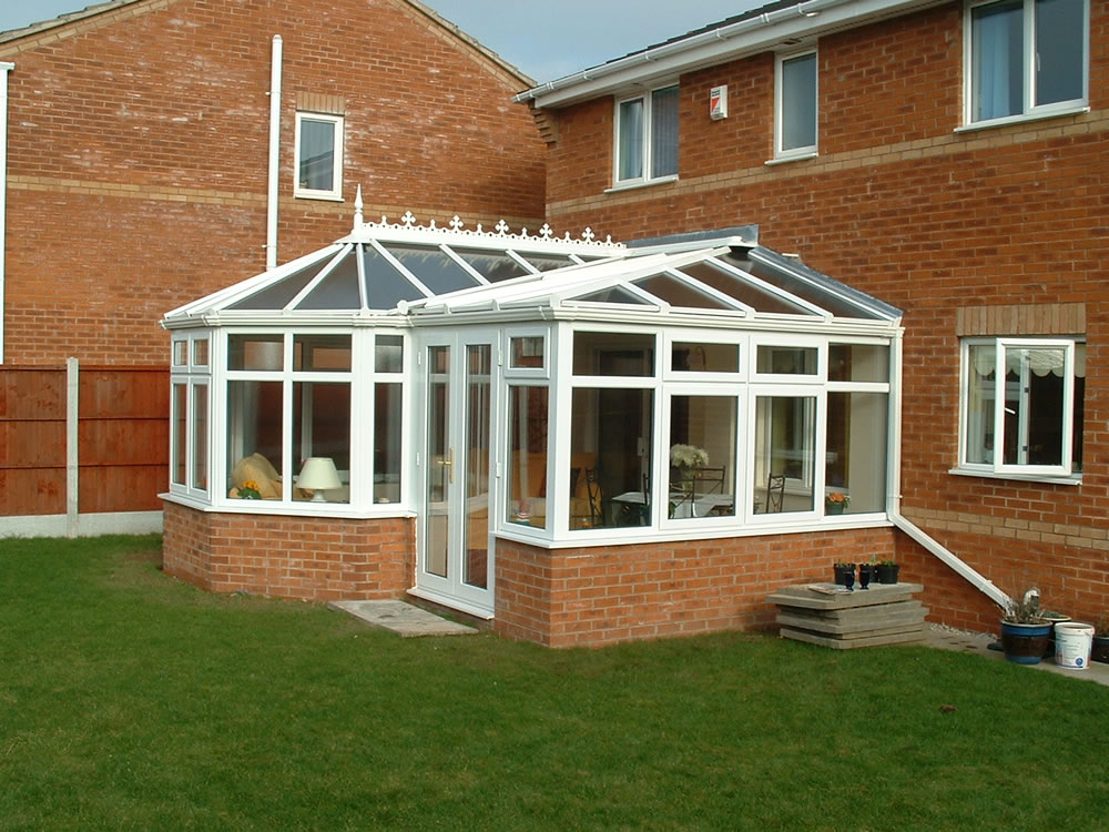 P Shape Conservatory Apple Home Improvements