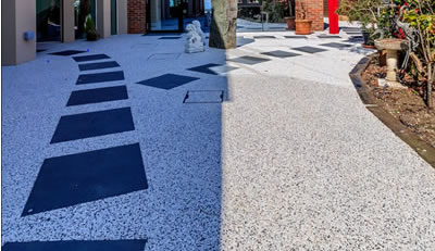 EvaFlex Rubber Resin Driveway